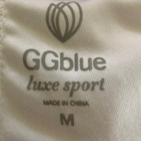 GGBlue Luxe Sport Blue, White and Pink Golf Skort Medium - Picture 2 of 6